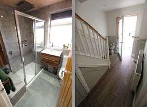 Shower Room and Hallway- click for photo gallery
